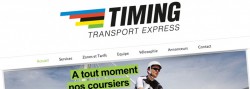 Site internet Timing transport