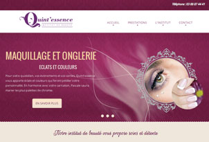 Institut de beauté Quint’essence : communication globale