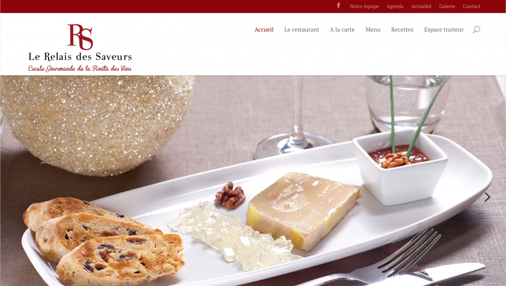 Site internet pour Le Relais des Saveurs – Restaurant à Marlenheim