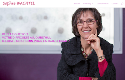 Site internet pour Sophie Wachtel – Coaching