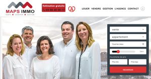 vignette du site de agence Maps Immobilier
