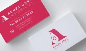 Carte de visite pour odry immobilier