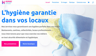 Refonte du site Huway Nettoyage Professionnel