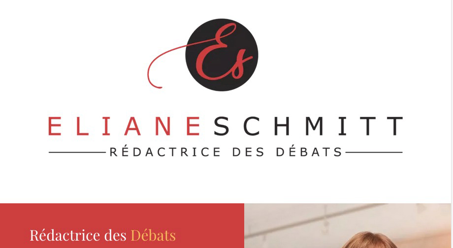 Refonte de site internet pour Eliane Schmitt – Rédactrice