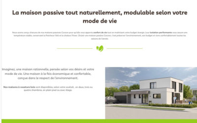 Création de marque et site internet : Maison Cocoon