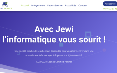 Refonte de site internet pour Jewi France