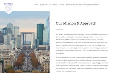 Logo et site Web pour Dozier Strategies